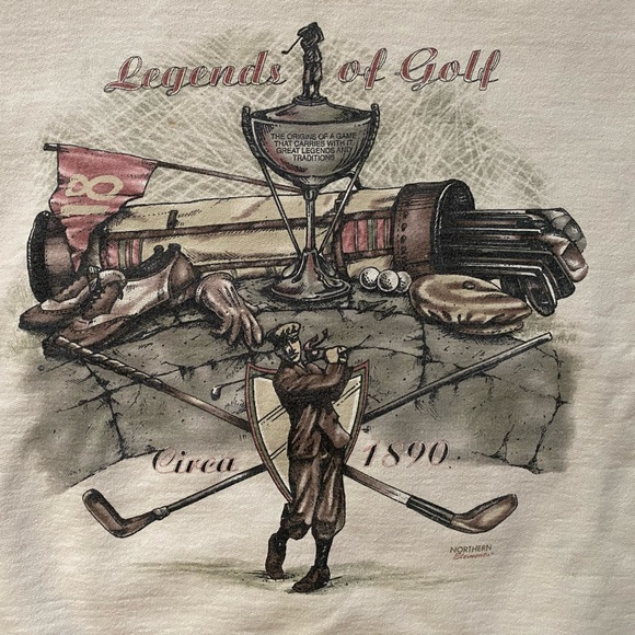 Vintage 90s Northern Elements Golf Crewneck - Picture 2 of 9